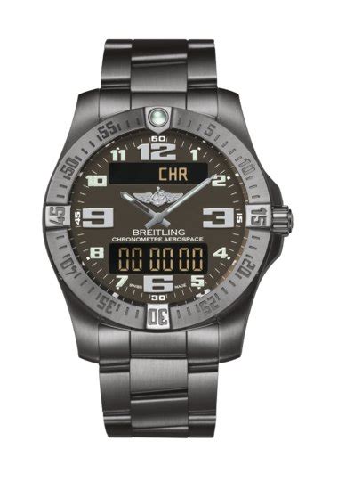 breitling aerospace anthracite|Breitling evo titanium dial.